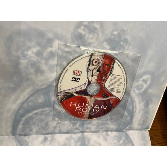 The Human Body Book by Steve Parker Hardcover with DVD Educational DK Publishing - Picture 2 of 4